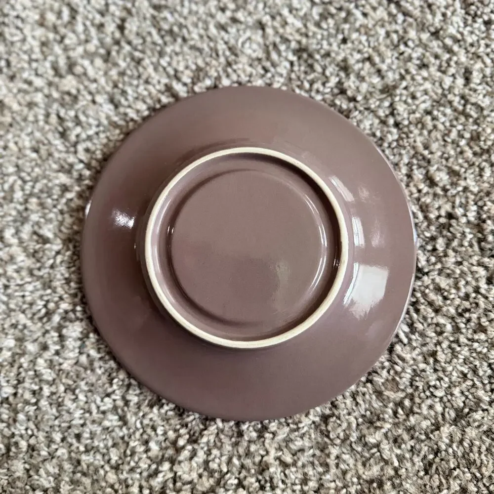 Le Creuset Brown Stoneware 7 oz Cappuccino Saucer coffee tea replacement